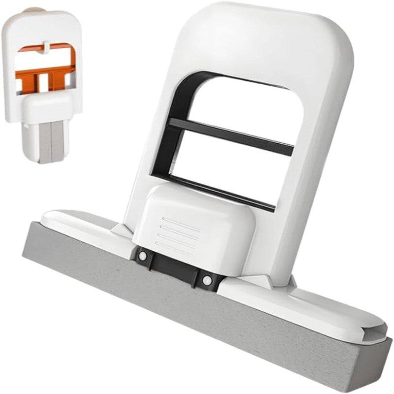 Foldable Desktop Mop, Mini Sponge Mop, Portable Mini Self Squeezing Wet Dry Mops for Bathroom & Kitchen