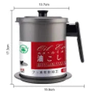 Oil Filter Pot - Oil Bottle - Oil Strainer Pot Stainless Steel Grease Strainer - Oil Storage Pot For Cooking Oil - Oil Container Stainless Steel Oiler Tank Container