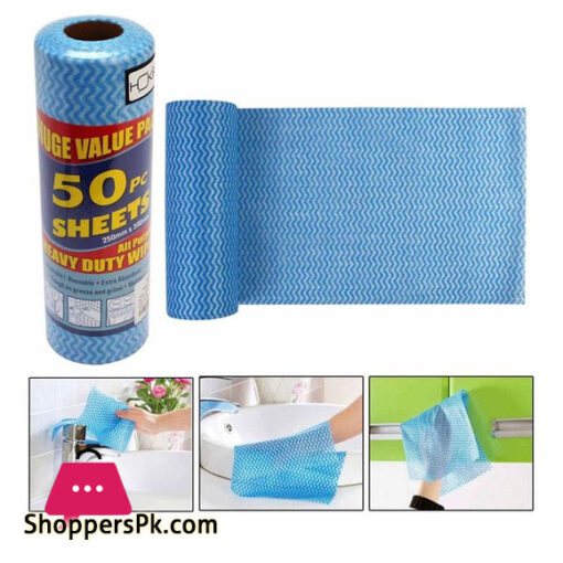 All-Purpose Heavy-Duty Wipes – 50 Sheets