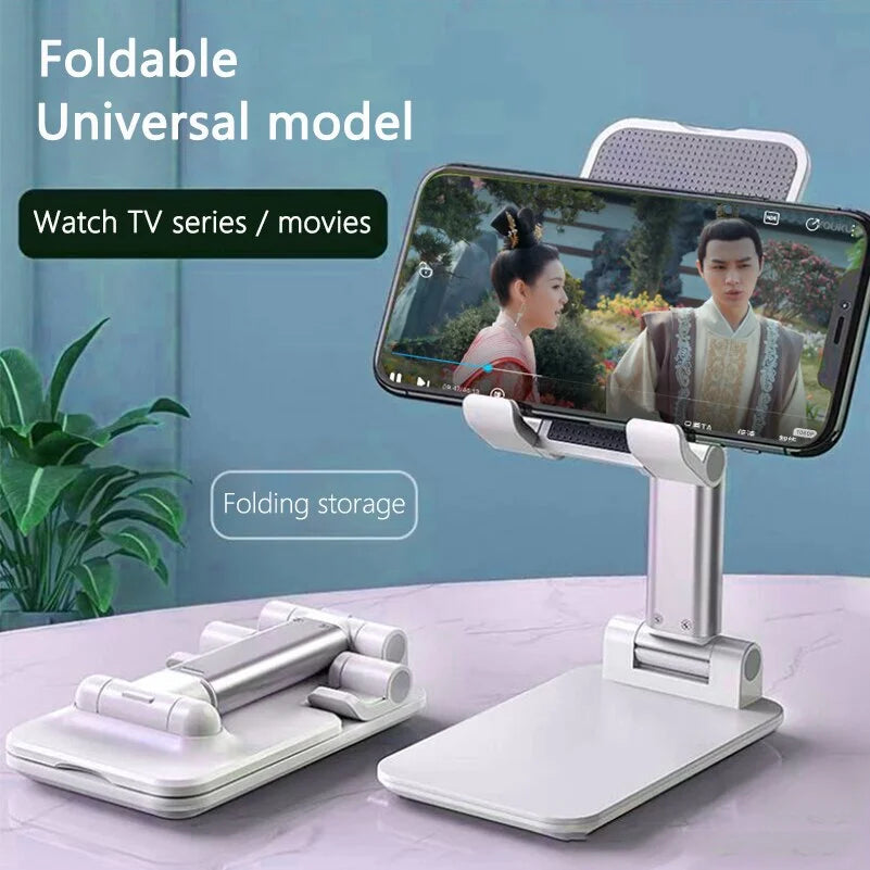 Folding Desktop Phone Stand | Adjustable Mobile Pad Stand
