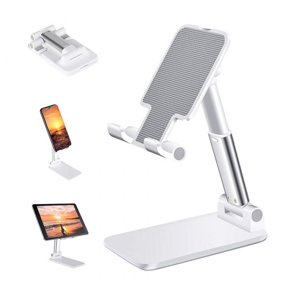 Folding Desktop Phone Stand | Adjustable Mobile Pad Stand