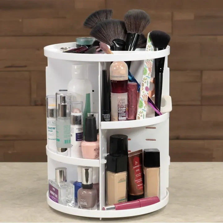 Imported 360 Rotating Cosmetics/Jewelery Organizer with Box (2 Colors)