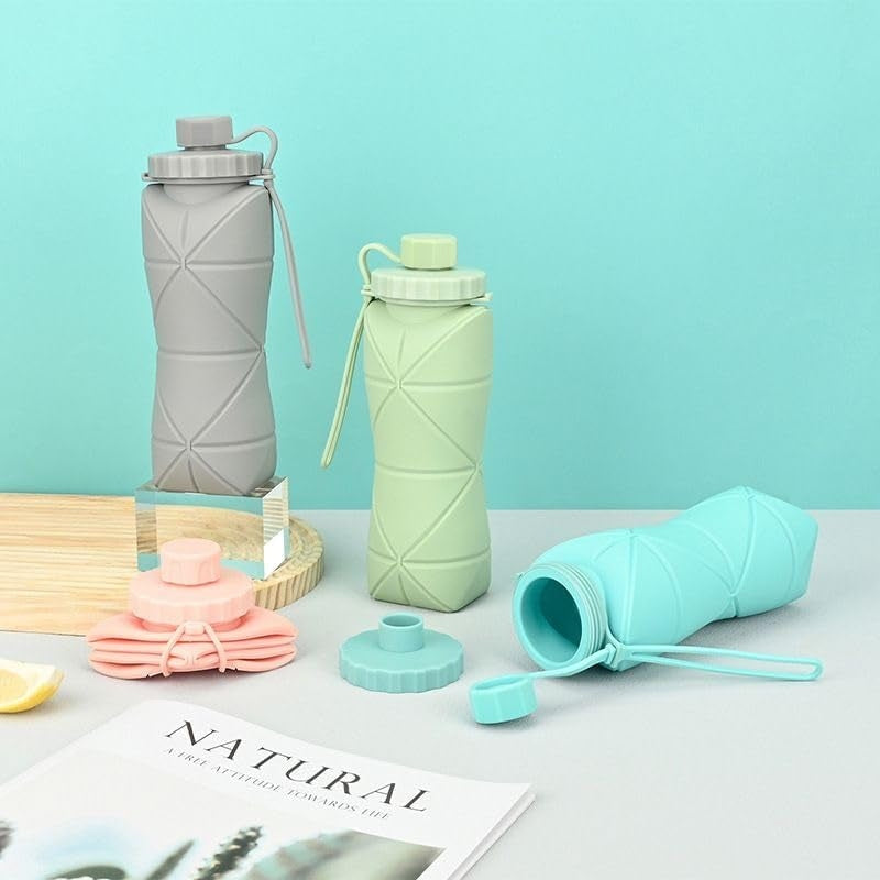 Silicone Foldable Water Bottles For Travel