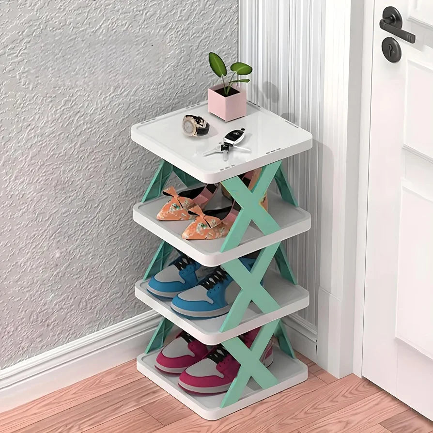 Shoe Stand - Fashion Shoe Rack - Shoes Storage – 4 Tiers Heavy weight Shoe Stand , Book Rack , Multipurpose Rack , Space Organiser